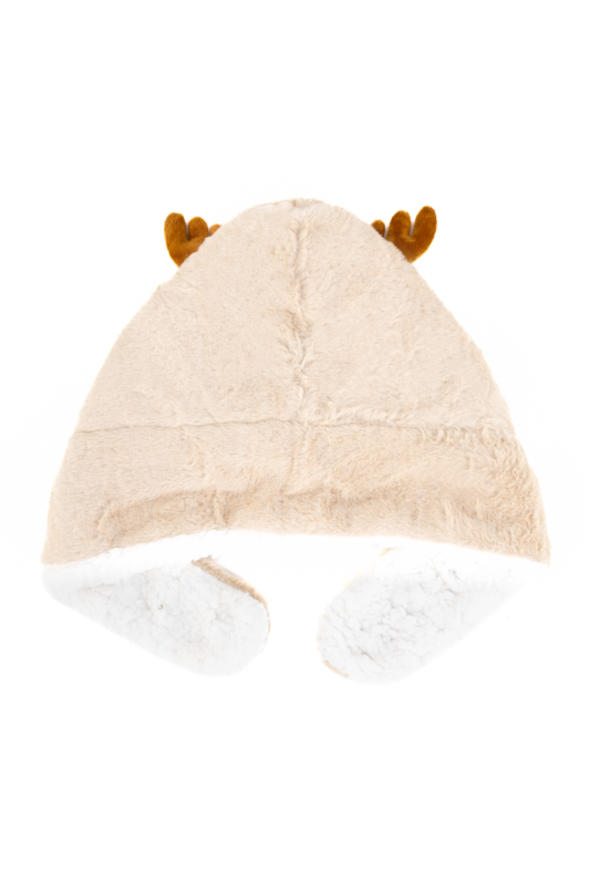 Muts Rendier Beige Peuter Kleuter Hoorns Gewei Eland Hert Kerstmis 1