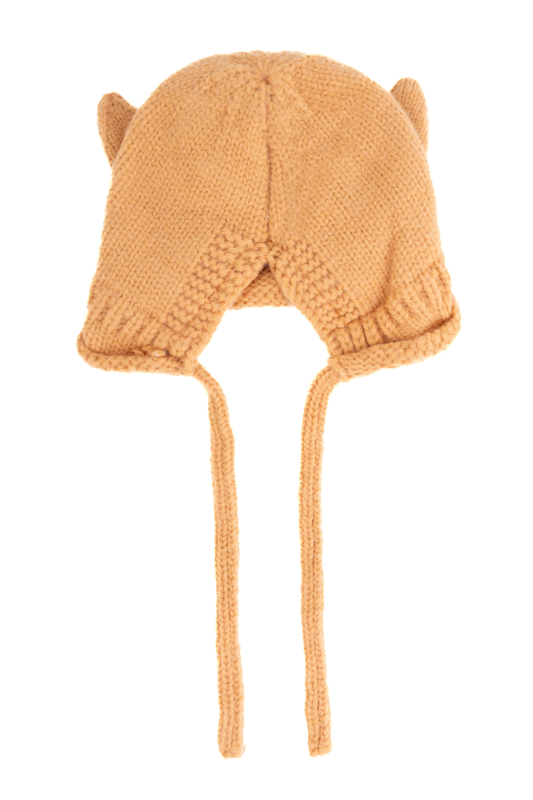 Muts Rendier Gebreid Oranje Baby Peuter Hoorns Gewei Eland Hert 4