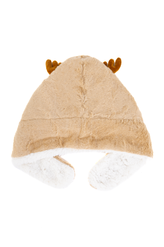 Muts Rendier Lichtbruin Peuter Kleuter Hoorns Gewei Eland Hert Kerstmis 1