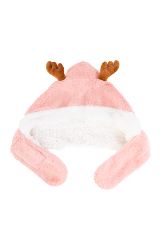 Muts Rendier Roze Peuter Kleuter Hoorns Gewei Eland Hert Kerstmis