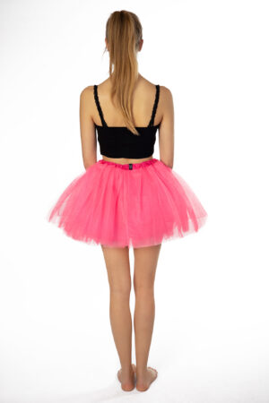 Neon Roze Tutu Tule Rokje Dunne Petticoat Tule Rok Kinderen Volwassenen 4