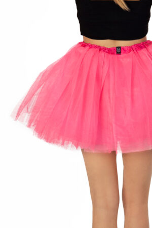 Neon Roze Tutu Tule Rokje Dunne Petticoat Tule Rok Kinderen Volwassenen 5