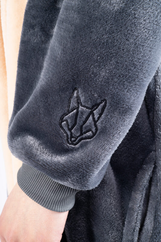Nijlpaard Onesie Kinderen Hippo Kostuum Pak Nijlpaardpak Kind Grijs Pyjama