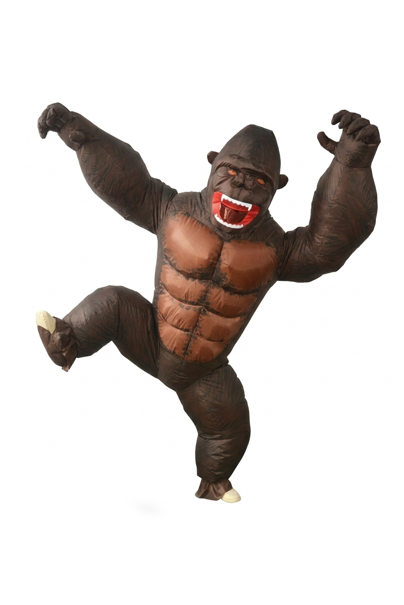 Opblaasbaar Kostuum Gorilla Opblaas Pak Aap King Kong Halloween