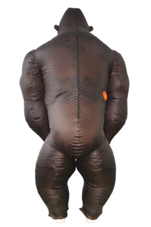 Opblaasbaar Kostuum Gorilla Opblaas Pak Aap King Kong Halloween 1