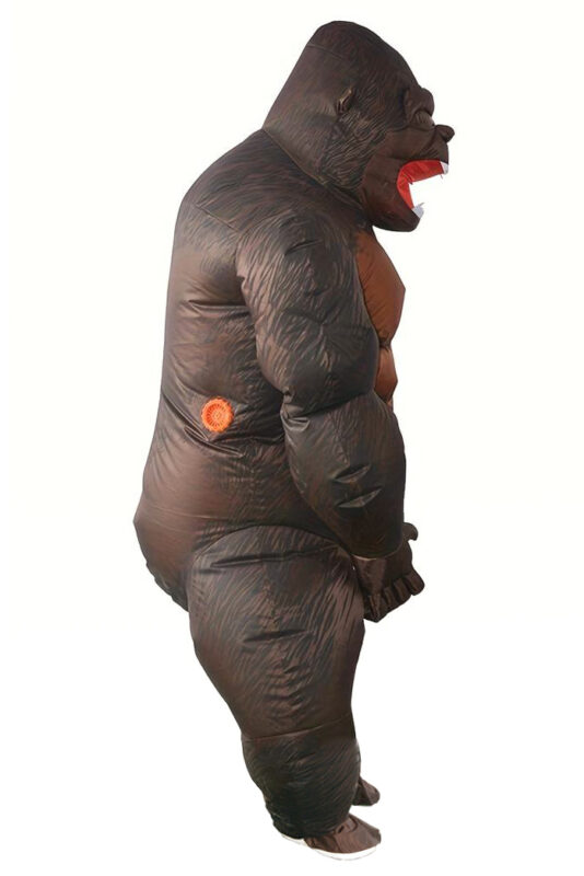Opblaasbaar Kostuum Gorilla Opblaas Pak Aap King Kong Halloween 2