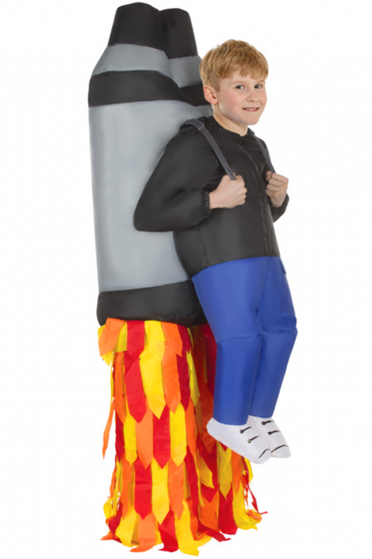 Opblaasbaar Kostuum Kinderen Raket Opblaas Pak Ruimte Jet Pack