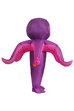 Opblaasbaar Kostuum Octopus Paars Opblaas Pak Inktvis Oceaan 1