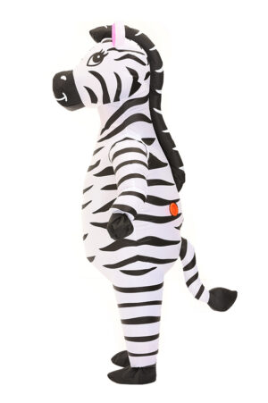 Opblaasbaar Kostuum Zebra Opblaas Pak Mascotte Paard Volwassenen