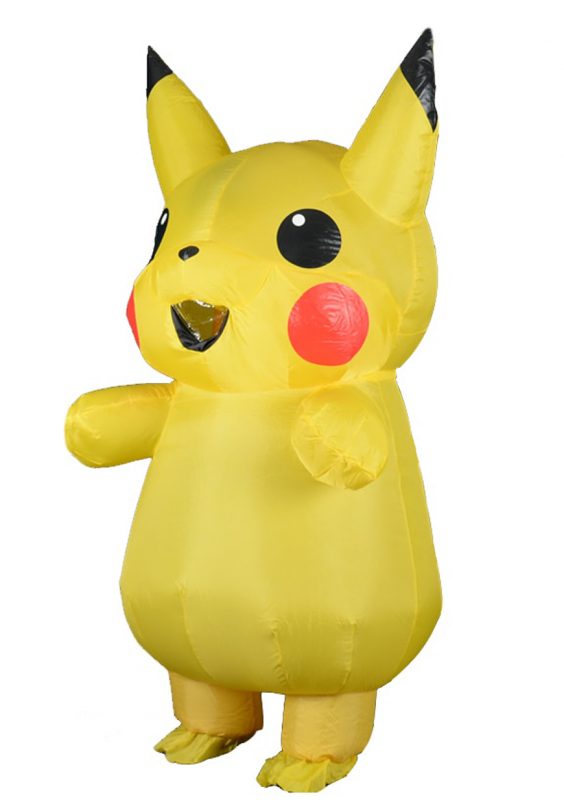 Opblaasbaar Pikachu kostuum