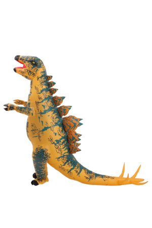Opblaasbaar Stegosaurus kostuum dino pak dinosaurus opblaaspak