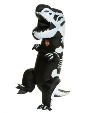 Opblaasbaar T-Rex Kostuum Skelet Opblaas Pak Dinosaurus Mascotte Opblaaspak Kinderen
