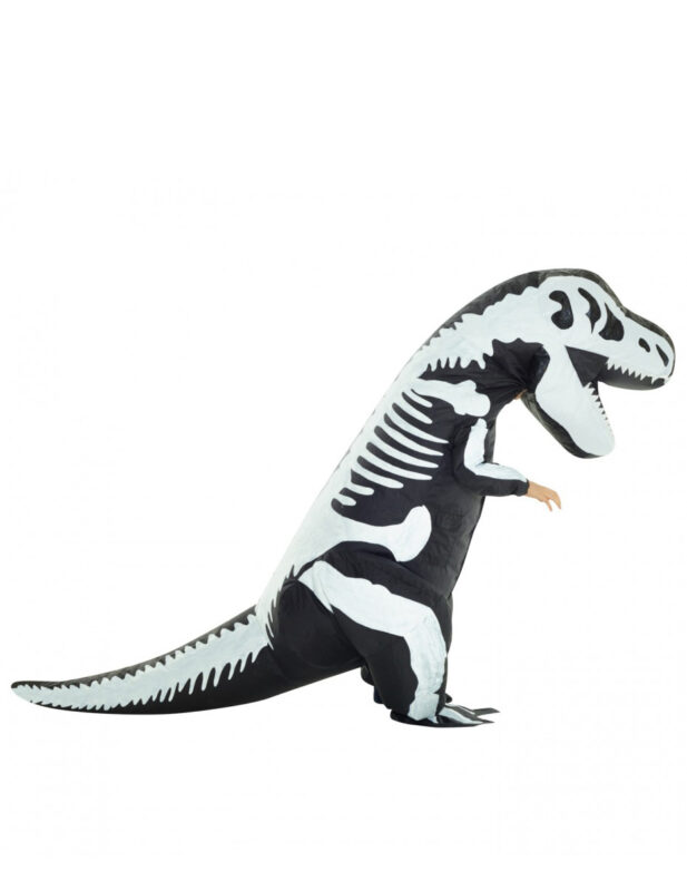 Opblaasbaar T-Rex Kostuum Skelet Opblaas Pak Dinosaurus Mascotte Opblaaspak Kinderen