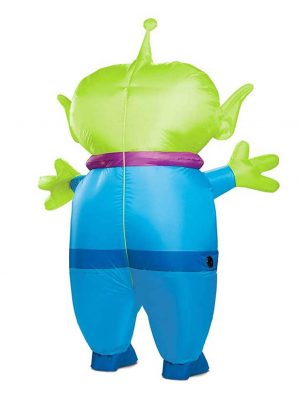 Opblaasbaar Toy Story Alien kostuum mascotte