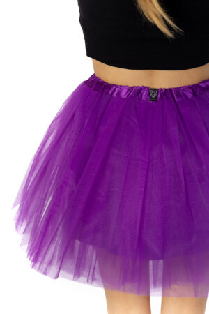 Paarse Tutu Tule Rokje Dunne Petticoat Tule Rok Kinderen Volwassenen 5