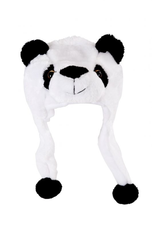 Panda muts met flappen