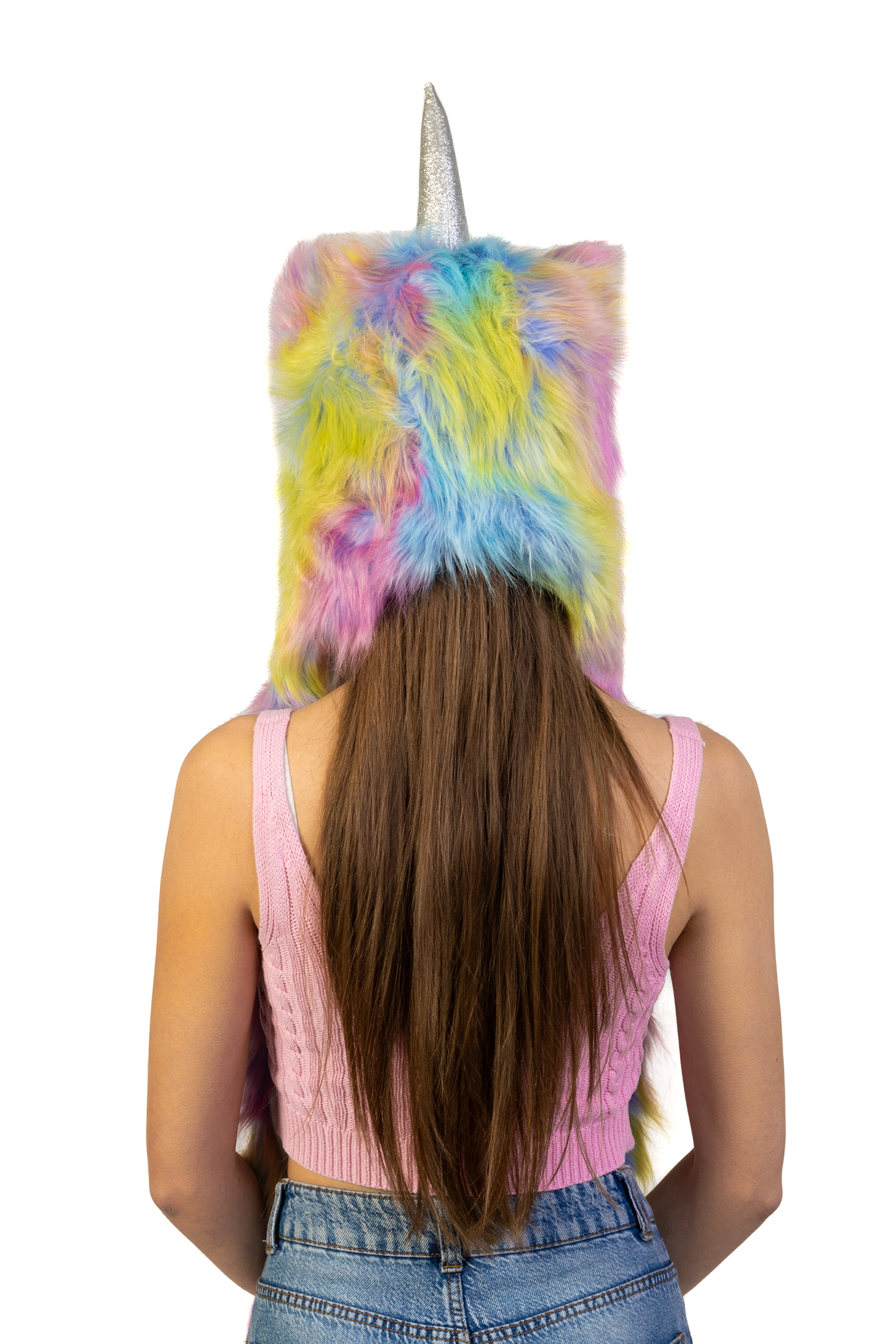 Pastel Eenhoorn Hood Muts Sjaal Wanten Oortjes LED Lampjes 4