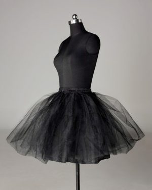 Zwarte petticoat tutu