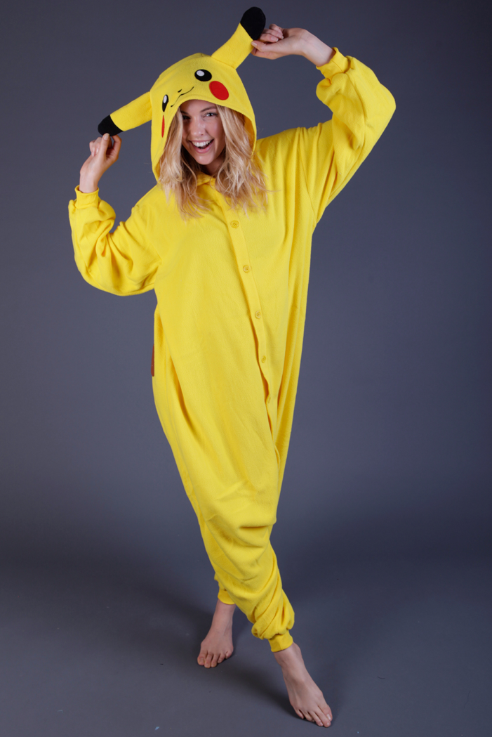 boog gevolgtrekking Begrip Pikachu Pokémon onesie pak kostuum kopen? Bij FeestinjeBeest.nl