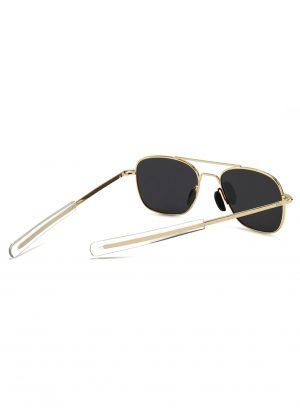 Piloten zonnebril pilotenbril aviator goud zwart