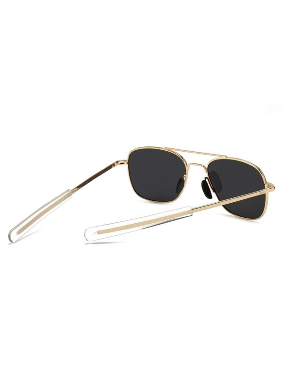 Piloten zonnebril pilotenbril aviator goud zwart
