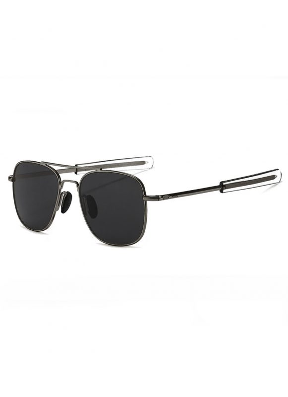 Piloten zonnebril pilotenbril aviator gunmetal