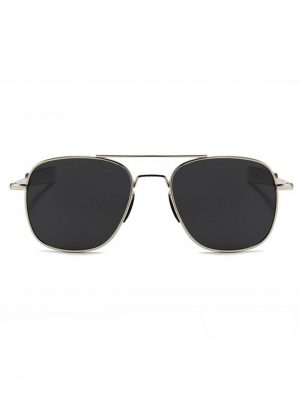 Piloten zonnebril pilotenbril aviator zilver