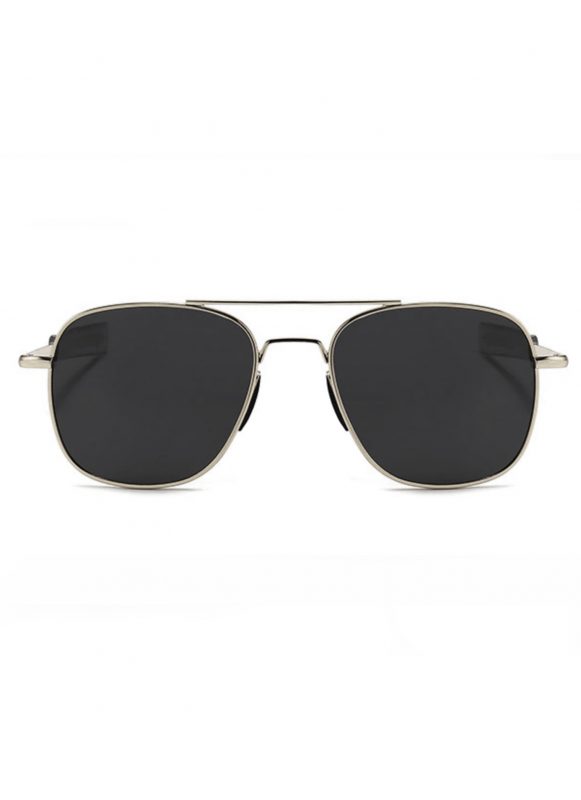 Piloten zonnebril pilotenbril aviator zilver