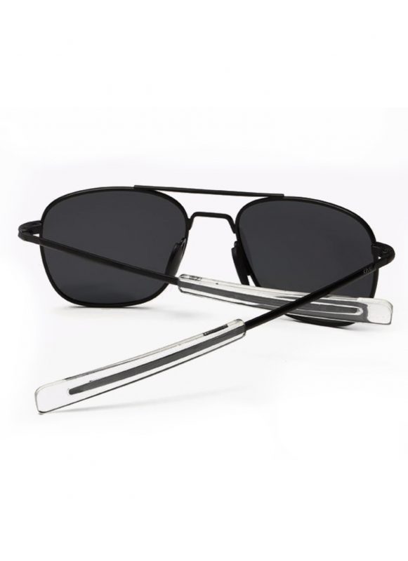 Piloten zonnebril pilotenbril aviator zwart