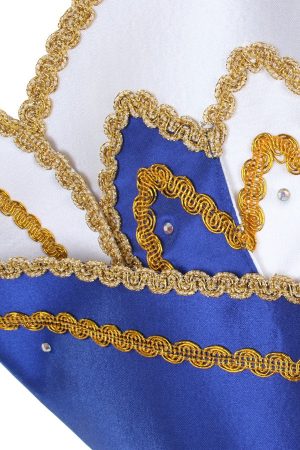 Prins Carnaval steek muts blauw goud