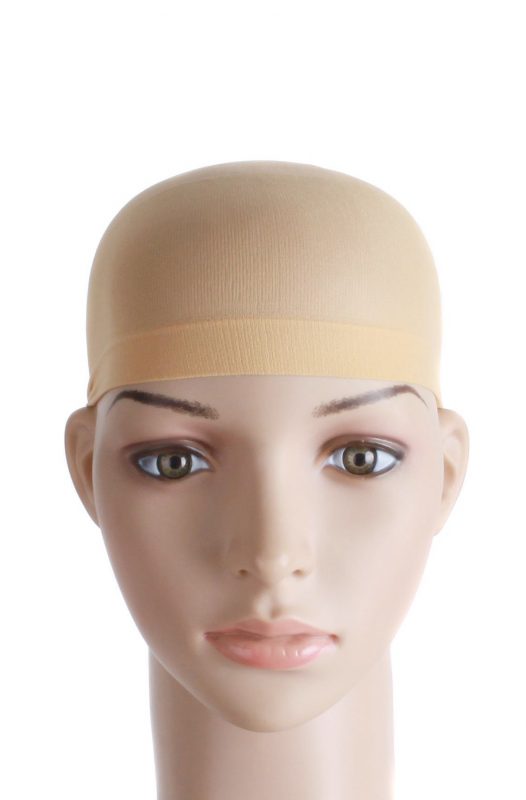 Pruik cap haarnetje huidskleur