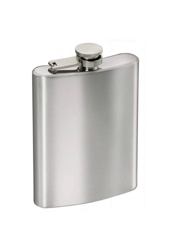 RVS platvink heupfles zakflacon klein 4oz