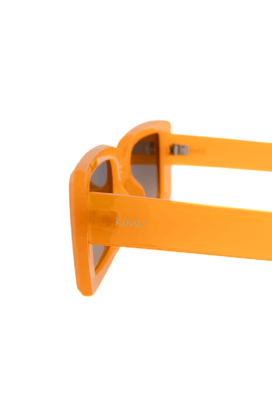 Rechthoek Zonnebril Oranje Bruin Koningsdag Nederland 2