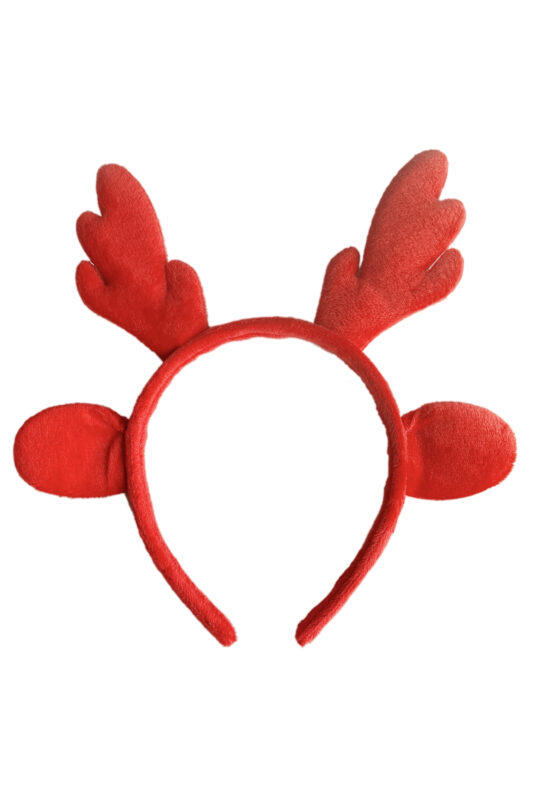 Rood Kerst Hert Gewei Diadeem Oortjes Ree