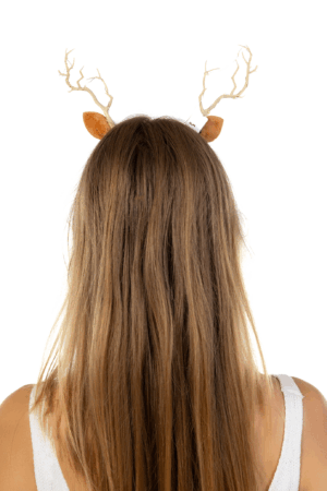 Rendier LED Bruin Haarband Kerstmis Gewei Lampjes Diadeem 4