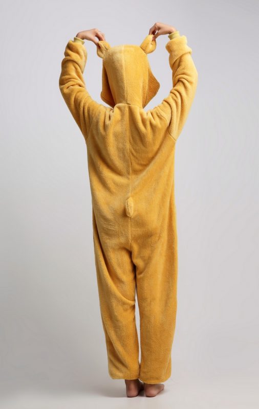 Ezuwail Unisex Volwassen Onesie Pyjama Outfit Dier Onesie Kostuums voor Vrouwen/Mannen, Bruin, M Ezuwail Unisex Volwassen Onesie Pyjama Outfit Dier Onesie Kostuums voor Vrouwen/Mannen, Bruin, M