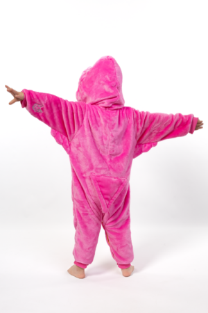 Roze Flamingo Onesie Kind Vogel Kinder Kostuum Pak Flamingopak 2