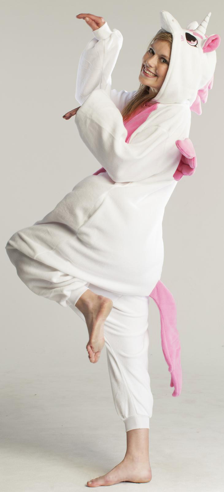 Roze pegasus unicorn eenhoorn kinder onesie kopen? -