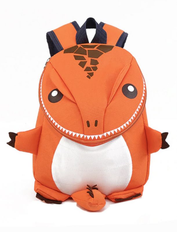Salamander rugtas dino rugzak oranje