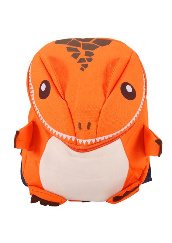 Salamander rugtas dino rugzak oranje