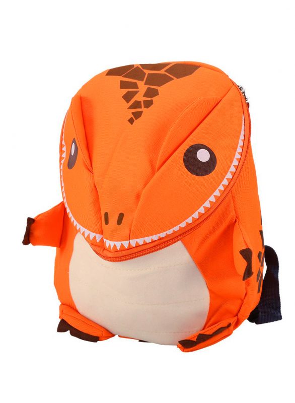 Salamander rugtas dino rugzak oranje