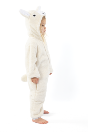 Schaap Onesie Kind Lammetjespak Kinder Kostuum Pak Boerderij Wit 2