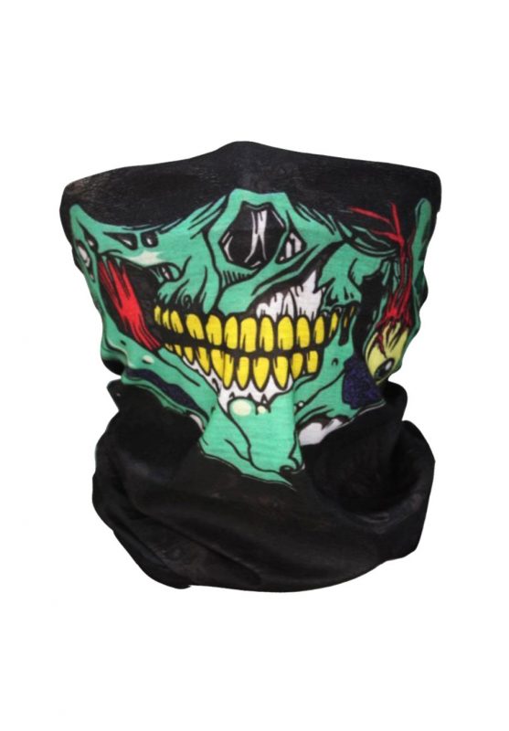 Skull doodskop sjaal groen