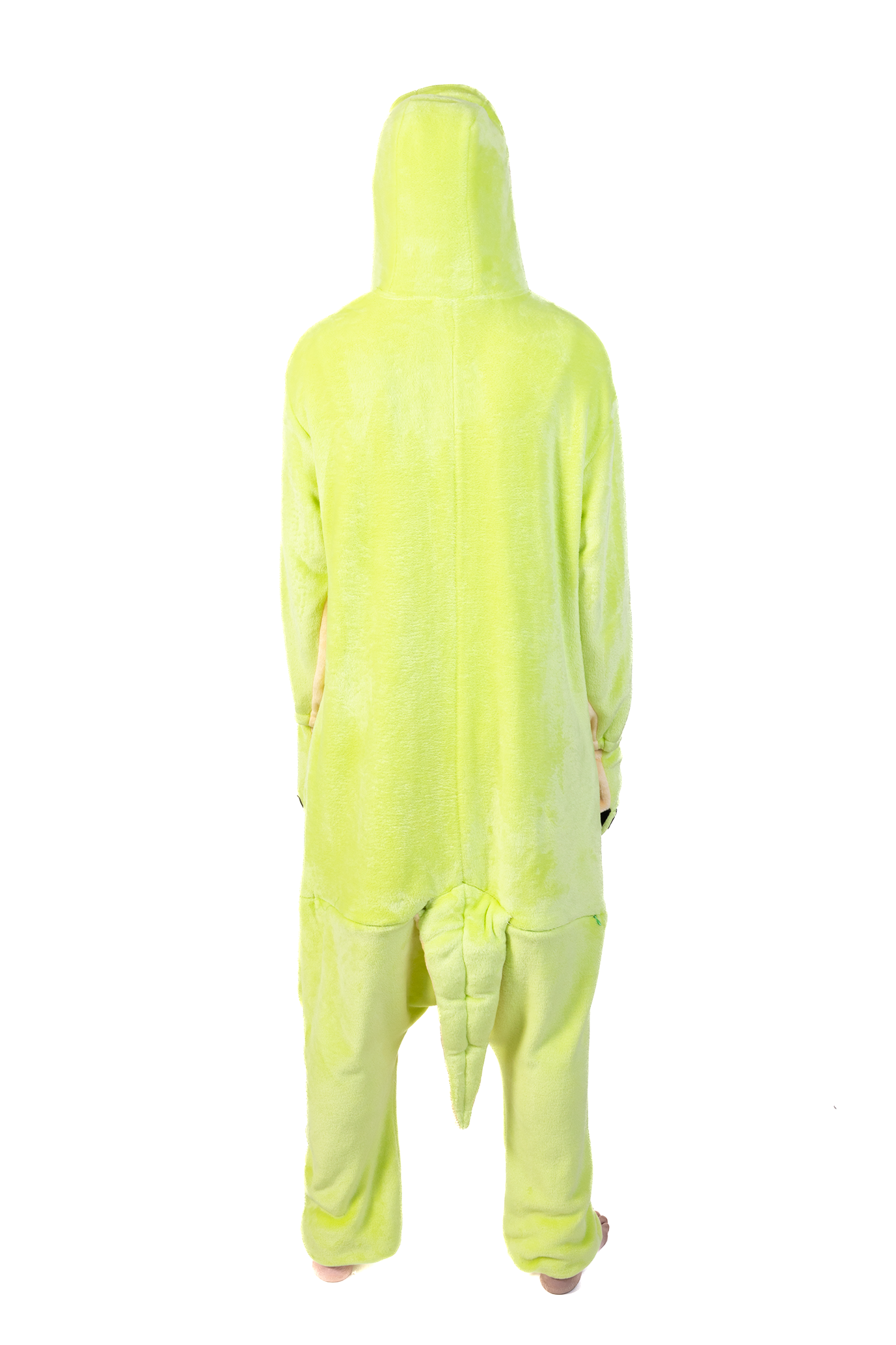 Slang Onesie Salamander Pak Gekko Kostuum Groen 3