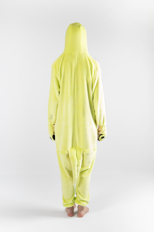 Slang Onesie Kinderen Salamander Kostuum Pak Slangenpak Kind Groen Pyjama