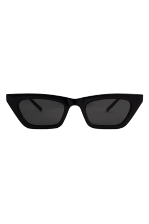 Smalle Cat Eye Zonnebril Zwart Classic Chic Elegant 1