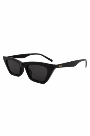 Smalle Cat Eye Zonnebril Zwart Classic Chic Elegant