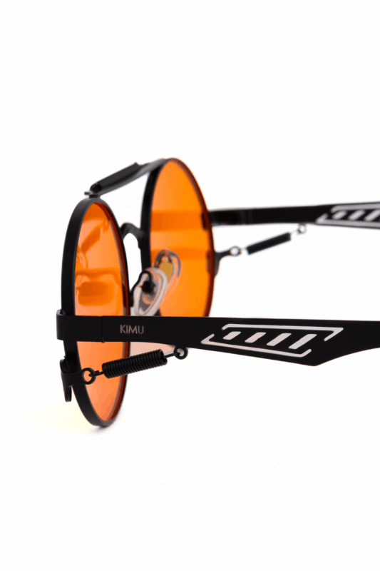 Steampunk Zonnebril Rond Oranje WK EK Nederland 2