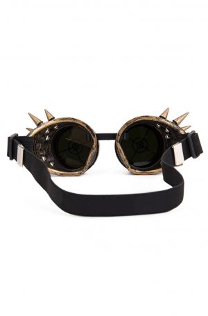 Steampunk goggles zonnebril brons radar