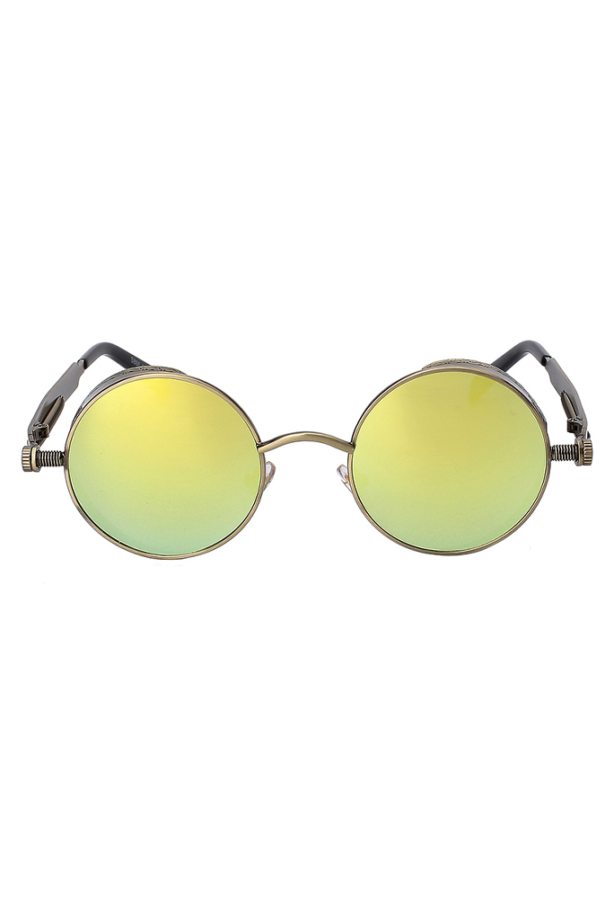 Verwonderlijk Steampunk ronde zonnebril groen brons kopen? €13,95 BP-02